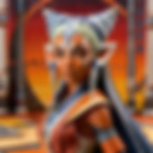 A beautifully detailed Ahsoka puzzle showcasing vibrant colors and intricate designs.