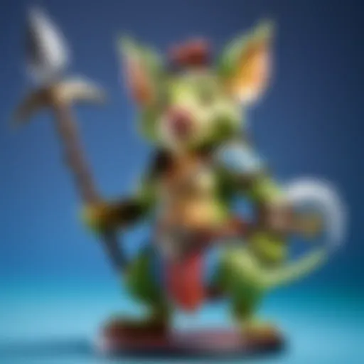 Detailed view of Bokoblin Amiibo showcasing intricate design elements
