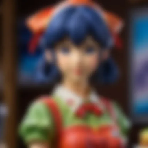 Intricate Anime Character Cake Topper