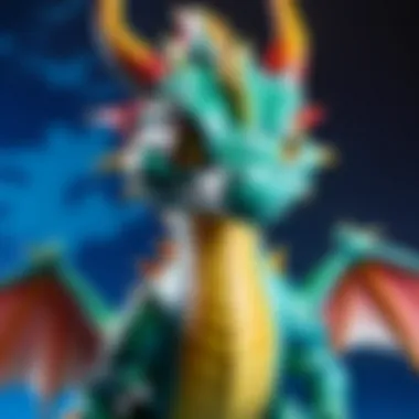 Mystical Dragon Anime Plushie Captivating Anime Plushie Inspired by a Mystical Dragon