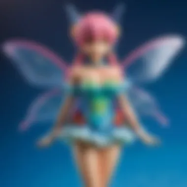 Whimsical Fairy Anime Plushie Exquisite Anime Plushie Depicting a Whimsical Fairy