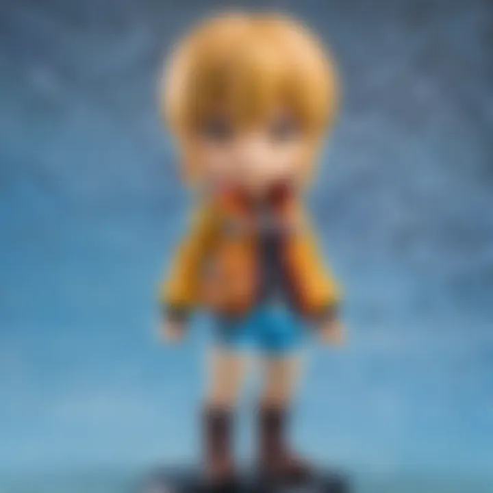 Close-up of intricate design on Armin Nendoroid figure from Amazon