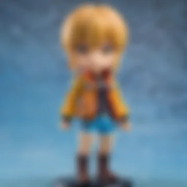 Intricate design captured Close-up of intricate design on Armin Nendoroid figure from Amazon