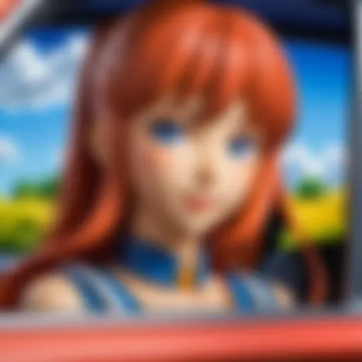 Artistic Anime Car Window Shade Design