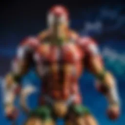 The Colossal Titan looming over the wall