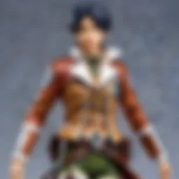 Detailed close-up of a 3D-printed Attack on Titan costume accessory
