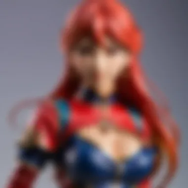 Mask Mastery: A Gallery of Cosplay Artistry Cosplay masks exhibited in a creative and avant-garde gallery