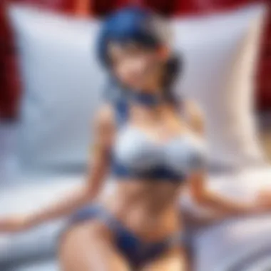 Unique Azur Lane Body Pillow Case showcasing High-Quality Printing Techniques