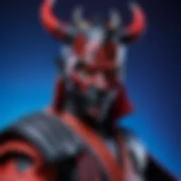 An intricately designed Bandai Darth Maul figure showcasing the character's iconic dual lightsaber.