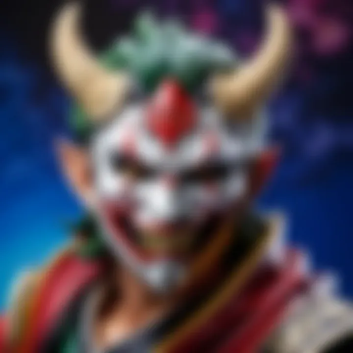 Intricately Crafted Bandai Proplica Demon Slayer Mask Replica