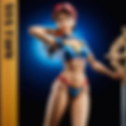 A captivating display of intricately crafted Japanese plastic figures highlighting beam technology.