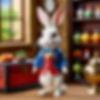 Quirky Charm: Accessories Galore for Bicute Bunny Quirky bicute bunny figure with whimsical accessories