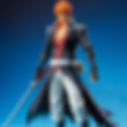 Ichigo Kurosaki wielding his iconic Zanpakuto