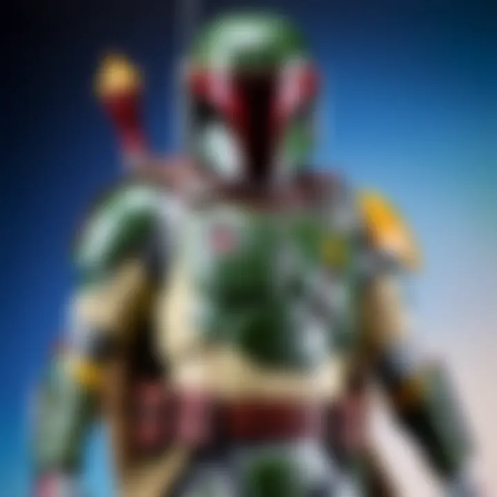 Boba Fett action figure showcasing dynamic pose