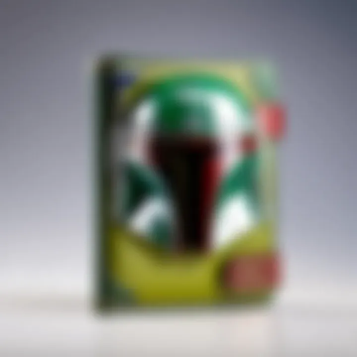 Boba Fett emblem on premium leather wallet