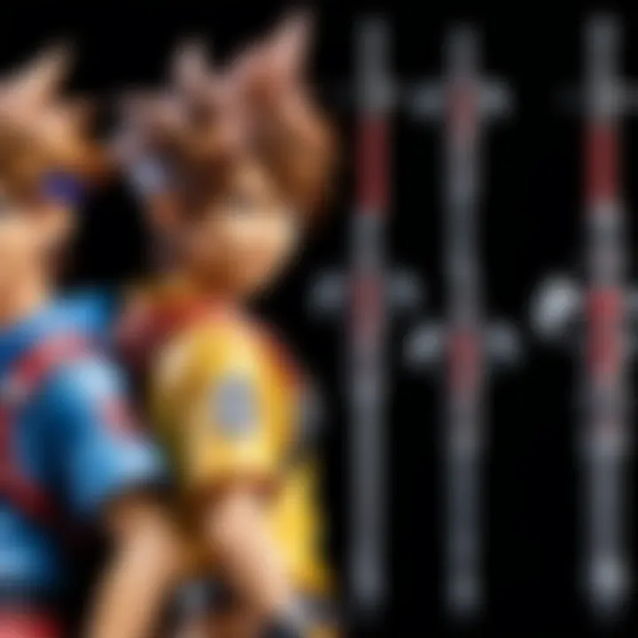 A collection of various keyblades displayed together.