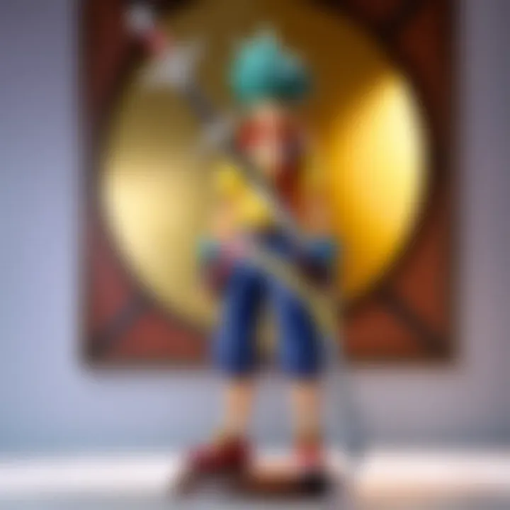A beautifully crafted keyblade showcasing intricate designs.