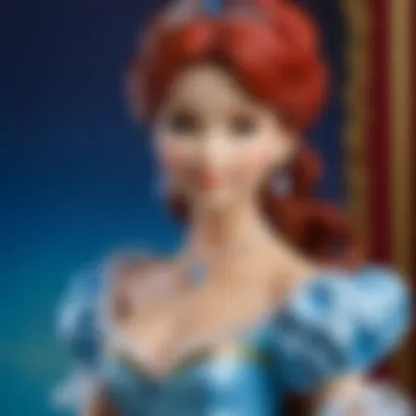 Exquisite Cinderella Doll Collection Showcase Cinderella Doll Collection Showcase in Elegant Setting