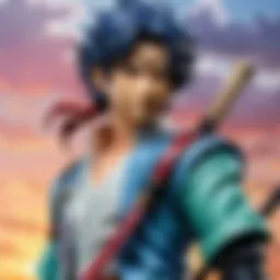 Cover of the complete Demon Slayer manga set showcasing vibrant artwork