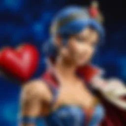 The detailed craftsmanship of the Corazon figure from One Piece showcasing intricate features.
