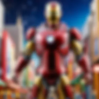 Intricate Details of Cosbaby Iron Man Figure