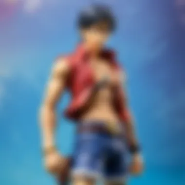 Craftsmanship Behind One Piece Ace Figures Artisan working on a One Piece Ace figure, highlighting the craftsmanship and detail involved