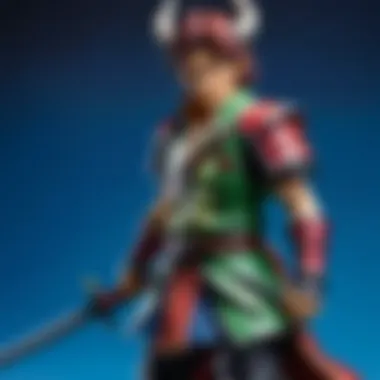 Detailed figurines of key characters from Demon Slayer displayed in a collection