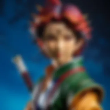 Vivid representation of the stunning animation style