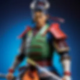 Samurai warrior from 'Demon Slayer'