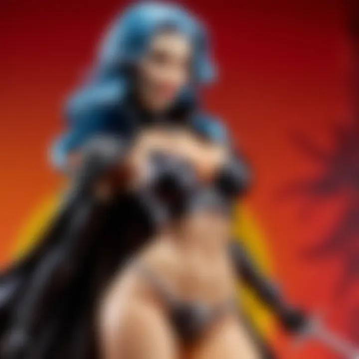 Detailed Sculpt of Lady Death Action Figure