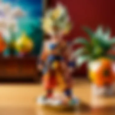 Dragon Ball Inspired Home Decor Unique Dragon Ball home decor items arranged in a living space