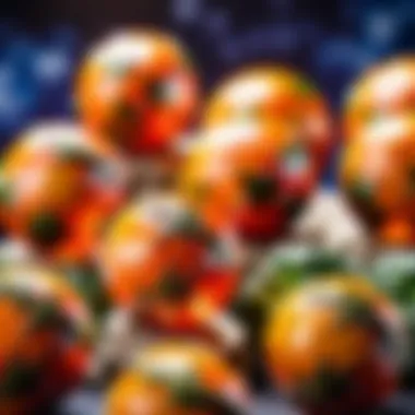 Majestic Dragon Balls Majestic Dragon Balls glowing in the sky