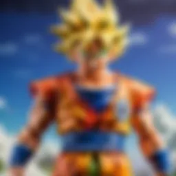 A collection of Dragon Ball Z figurines showcasing the diverse characters.