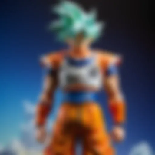 Dragon Ball Z trading card design inspired by iconic characters