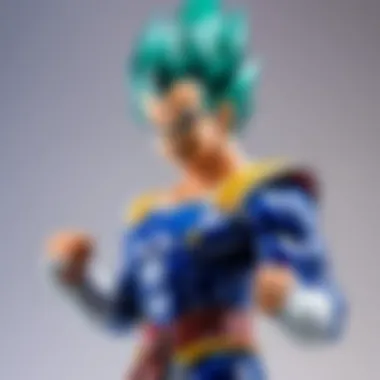 Vegeta's Battle Stance Vegeta in intense battle stance