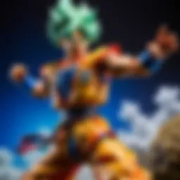 DragonBall GT toy action figure in epic battle pose