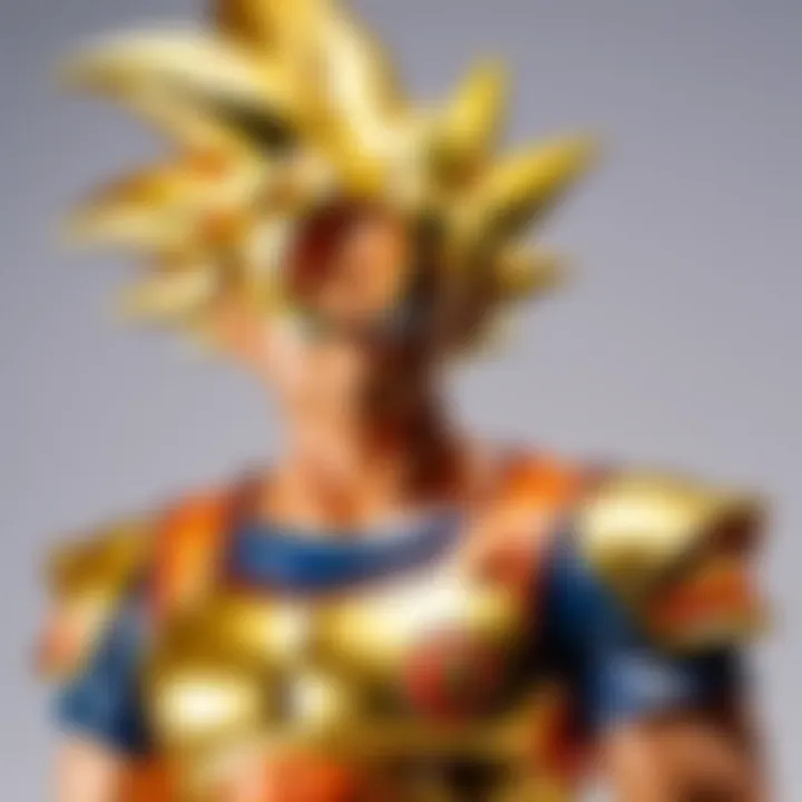 DragonBall GT toy limited edition golden figurine