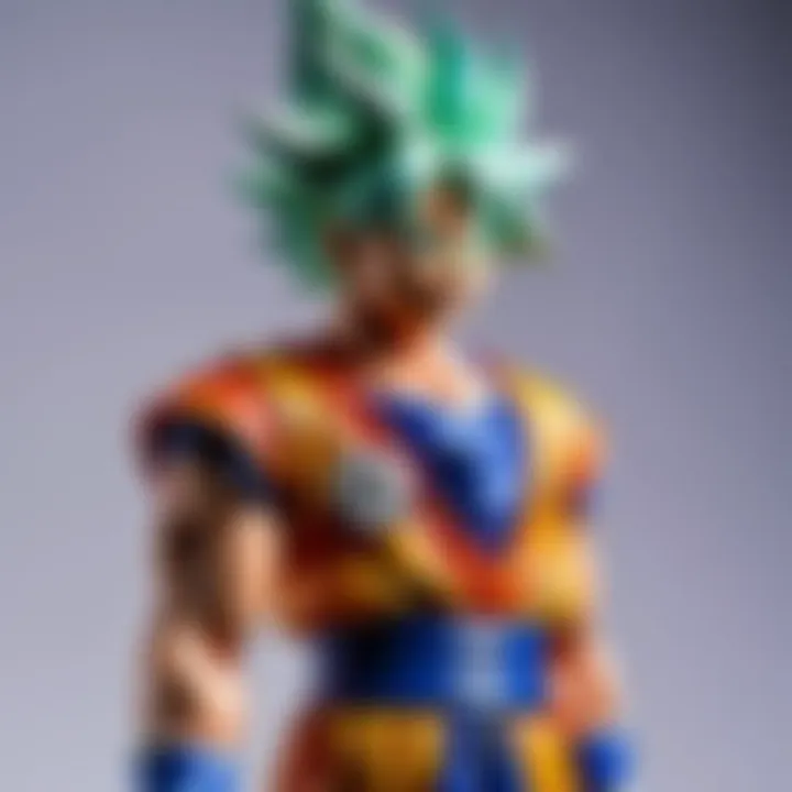 Dynamic Dragon Ball Z Character Pose