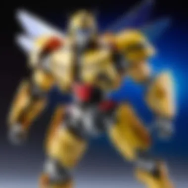 Dynamic Pose MPM Bumblebee Figure Dynamic Pose MPM Bumblebee Figure