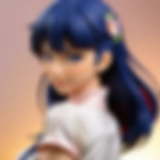 Elegant Anime Pillow Case Design