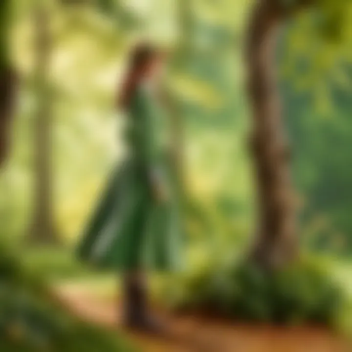 Elegant Anne of Green Gables Silhouette