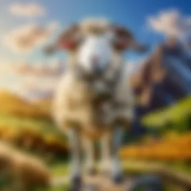 Exquisite Collection of Large Sheep Plush Elegant display of various large sheep plush collections
