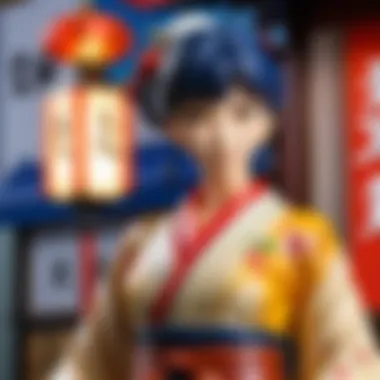 Elegance in Plastic Form Elegant Japanese Warrior Figure