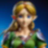 Elegant Zelda Link Toy Design