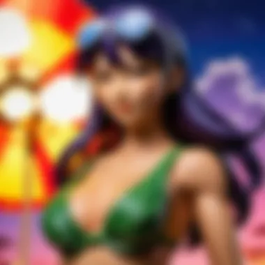 Fan Connection with Swimsuit Merchandise A collection of merchandise featuring popular swimsuit designs that fans have emotionally connected with.
