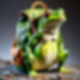 Exquisite Frog Backpack Design