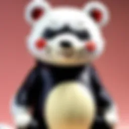 Enigmatic Monokuma character in Danganronpa 2 anime