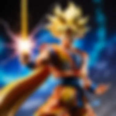 Ethereal Aura Surrounding Goku Super Saiyan Figurine