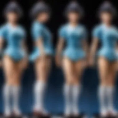 Evolution of Fubuki Figures Through Time Evolution of Fubuki Figures Through Time