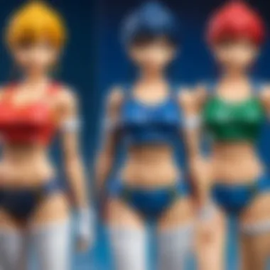 Comparison of Popular Anime Figure Brands A side-by-side comparison of various brands of anime figures.